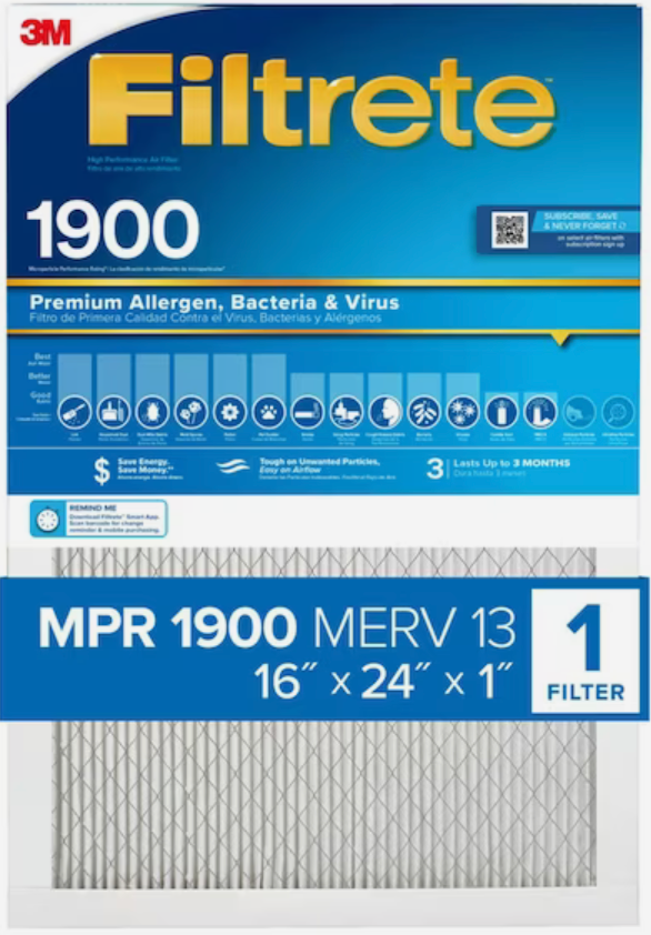 Pairs of Filtrete MPR1900 Replacements